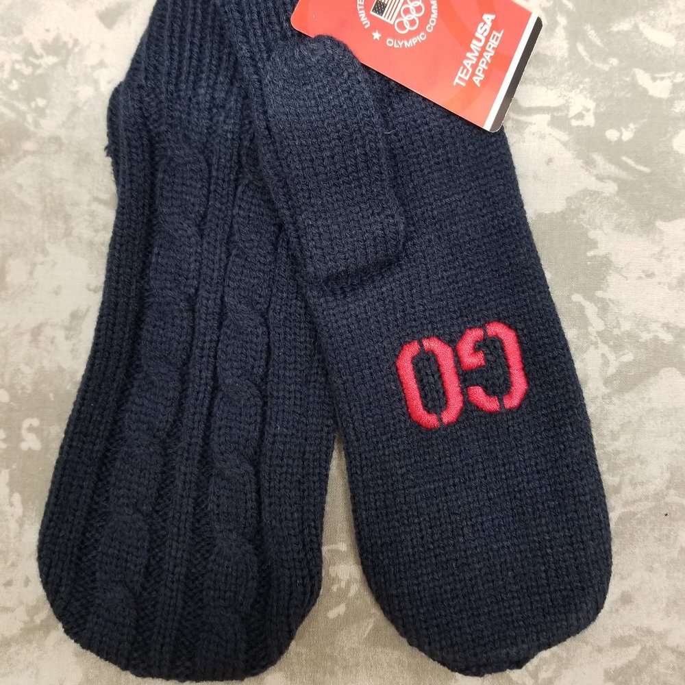 New US Olympic Committee Team USA Apparel Mittens - Picture 2 of 6